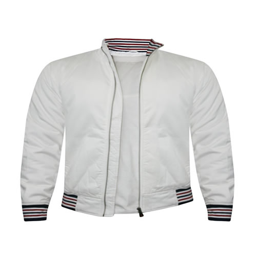 Lishow Fashion Man's All Red Wool White Stripe Rib Varsity Baseball  Letterman Bomber School Jacket (XXS, Red) at Amazon Men's Clothing store